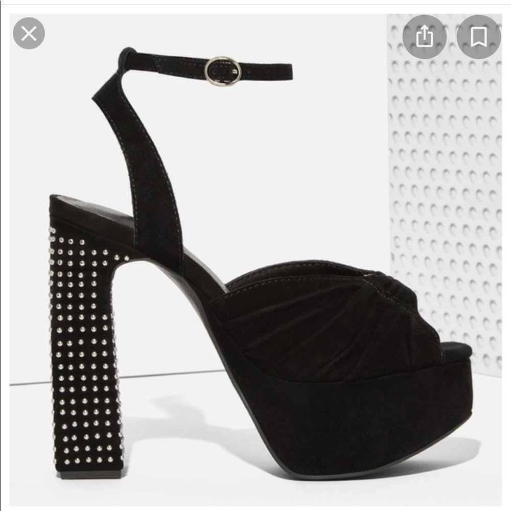 USED WORN Jeffrey Campbell Yulia platform heels
